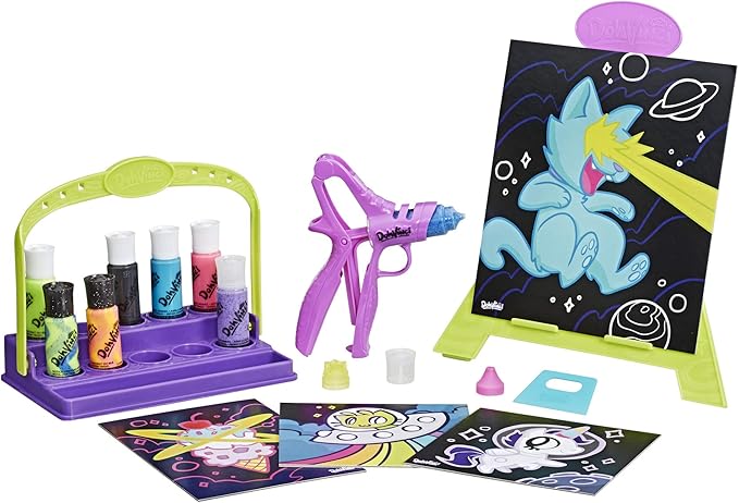 Play-Doh DohVinci Cosmic Art Set with Easel and Storage Caddy Brand - Art Supplies for Kids and Tweens