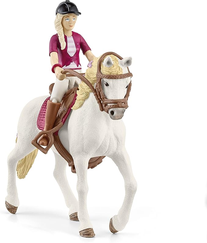 Schleich Horse Club — Sofia and Blossom 10 Piece Horse Club Play Set with Rider and Andalusian Mare, Horse Toys for Girls and Boys Ages 5-12