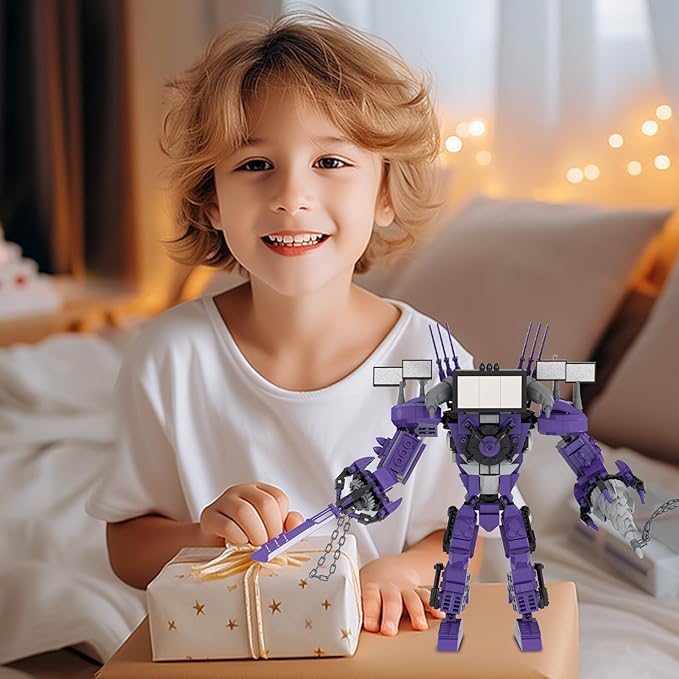 Toilet Building Blocks Toys,TV Toys Building Blocks Imaginative Construction Playset Blocks Action Figure,Birthday Gifts Building Blocks for Adults Children 474PCS