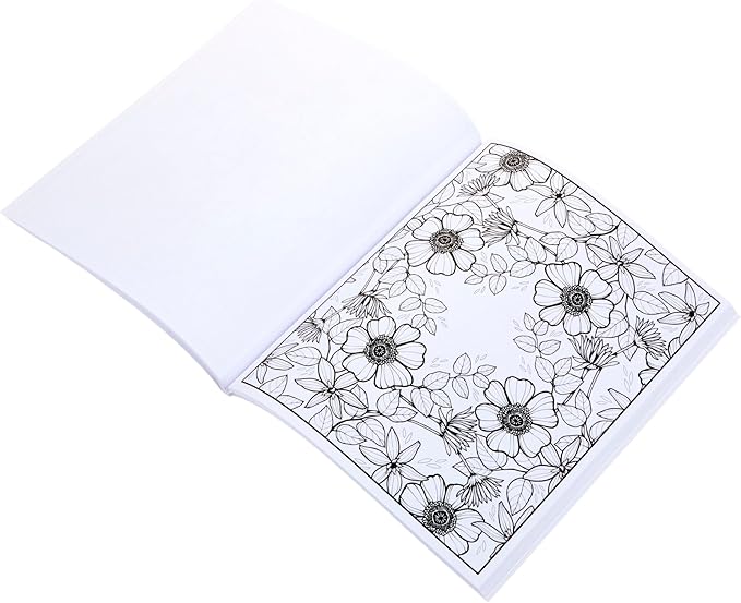 Crayola Floral Adult Coloring Book (40pgs), Flower Adult Coloring Pages, Stress Relief Activity, Mindfulness Gift for Teens & Adults, 9+