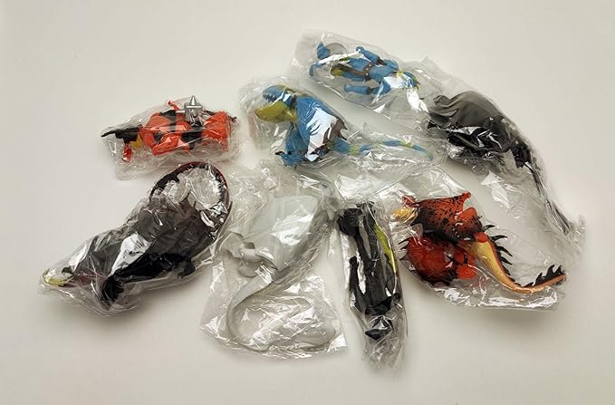 Toysvill Dragons & Vikings Action Figures | Light Fury, Night Fury, Deathgripper, Monstrous Nightmare, Deadly Nadder, Hiccup, Astrid Hofferson, Snotlout Jorgenson | Set of 8 Pcs