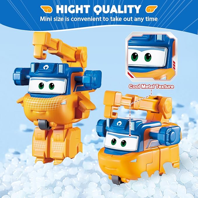 Super Wings Transformer Toys, 2 in Marty Robot Transformer Action Figures, 2-in-1 Mode Robot Transformer Toys for Boys Girls 4-6 6-8, Fun Plane Toys for Boys Toddlers Kids Age 3 4 5 6 7 8