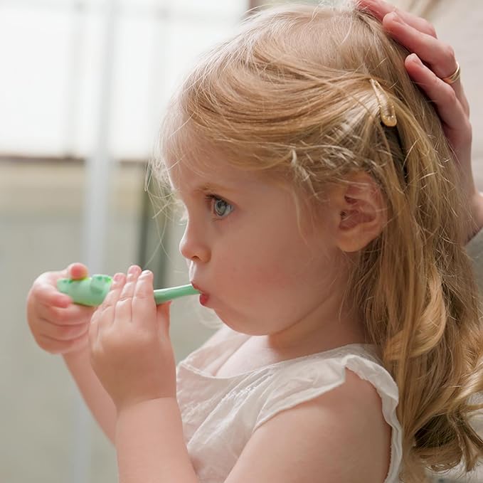 Dr. Talbot's Toddler Training Toothbrush - Soft Toddler Toothbrush for Kids - 6+ Months - Alligator