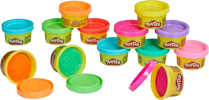Play-Doh Bulk 42-Pack of 1-Ounce Cans, Easter Basket Stuffers for Girls & Boys, Party Favors, Kids Arts & Crafts, Preschool Toys, Ages 2+ (Amazon Exclusive)