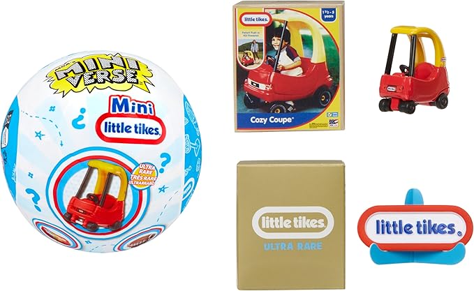 MGA's Miniverse Little Tikes® Minis Series 3- Two Little Tikes Minis in Each Pack, Blind Packaging Doubles as Display, Retro, Nostalgic, Replica, Collectors Ages 6+