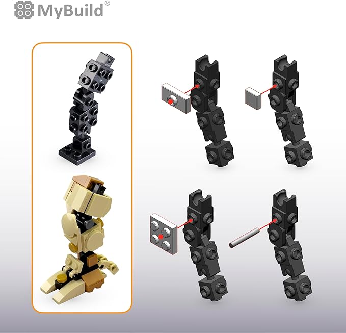 MyBuild Mecha Frame Pack MF5 - Build and Customize Your Own Mech with Ease, Recommended for Aged 10+