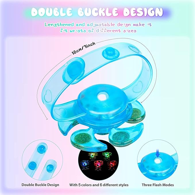 24Pcs Glow in The Dark Party Favors for Kids 8-12, Halloween Gifts LED Light Up Toys Neon Party Favors for Encanto Cocomelon Birthday Christmas Goodie Bag Stuffers
