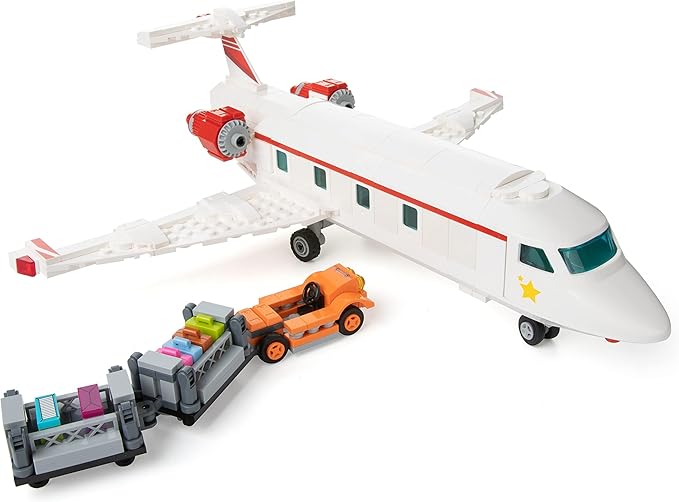 Airplane Building Block Set (633 Pieces). Aviation Series Building Blocks for Kids and Adults