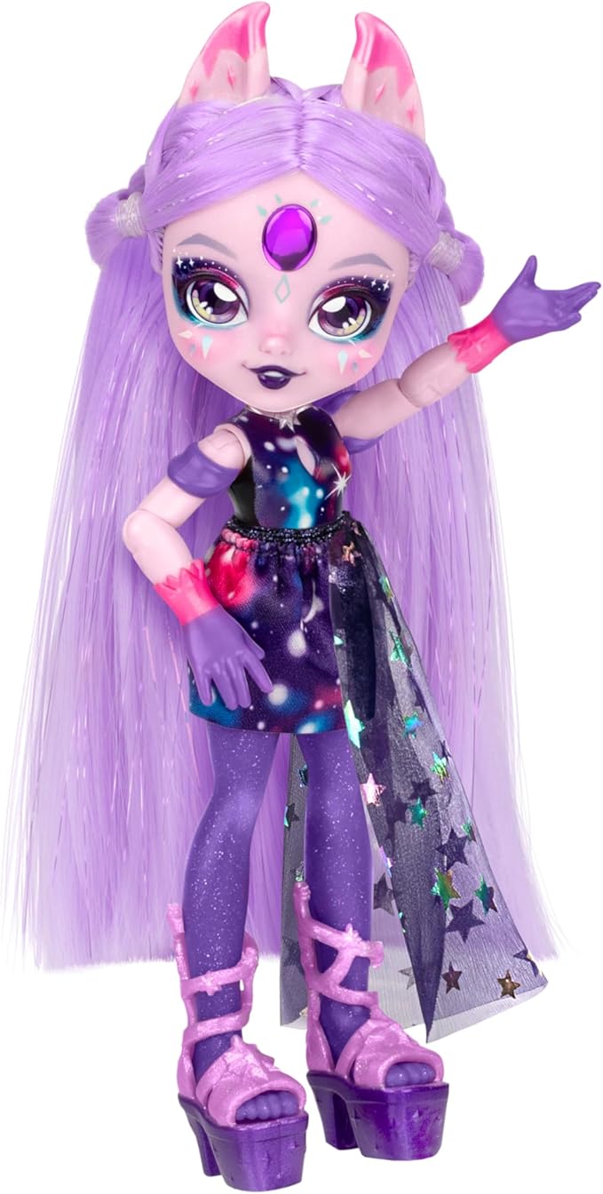 Magic Mixies Pixlings Shimmerverse Series, Create & Mix A Magic Potion to Reveal Howlexa The Wolf Pixling, Watch As This Beautiful 6.5" Fashion Doll Appears Inside The Potion Bottle