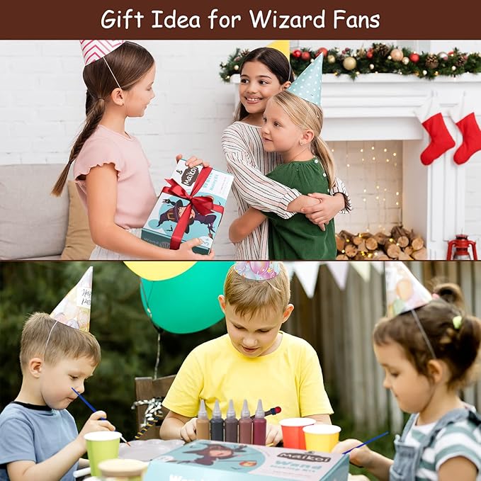 Magic Wizard Wand Making Kit DIY Craft Set for Kids Adult Birthday Party Gift Make Your Own Wands 45-Piece