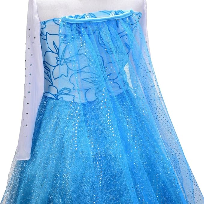 Dressy Daisy Toddler Little Girls' Ice Princess Dress Costume Birthday Halloween Christmas Fancy Party Dresses
