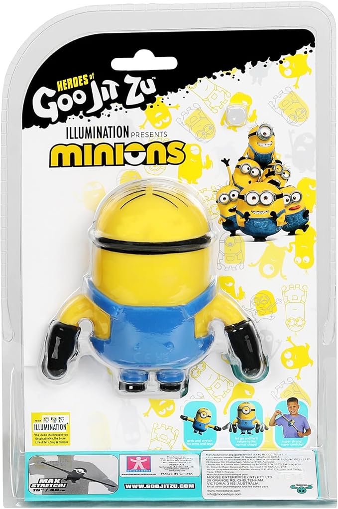 Heroes of Goo Jit Zu Stretch Stuart, Stretchy Minion Hero Pack. 5.2" Stretchy Squishy Action Figure