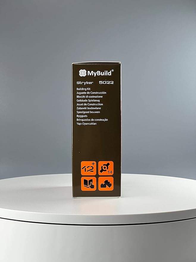 MyBuild Mecha Frame Armed Forces Stryker 5022 - Black Armor Robot Blocks Toy Building Bricks for Children to Adult Mech Fans