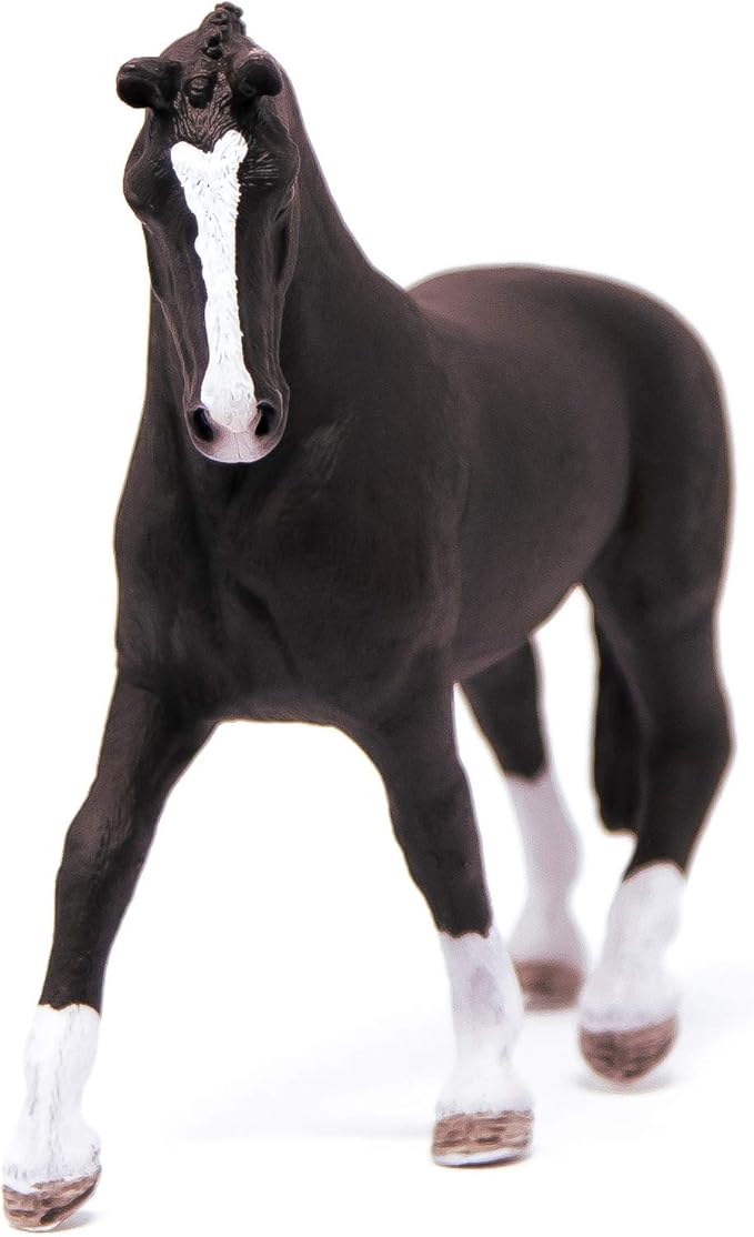 SCHLEICH Horse Club, Horse Figurine, Horse Toys for Girls and Boys 5-12 years old, Hanoverian Mare, Black