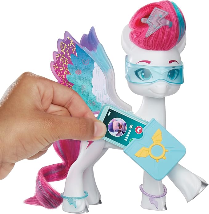 My Little Pony Dolls Zipp Storm Wing Surprise, 5.5-Inch Toy with Wings and Accessories, Toys for 5 Year Old Girls and Boys