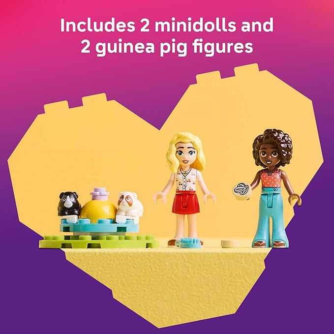 LEGO Friends Guinea Pig Playground - Building Toy Pretend Play Set for Kids, Girls and Boys, Ages 5+ - with 2 Minidolls and 2 Animal Toys - Gift Idea for Birthdays - 42640