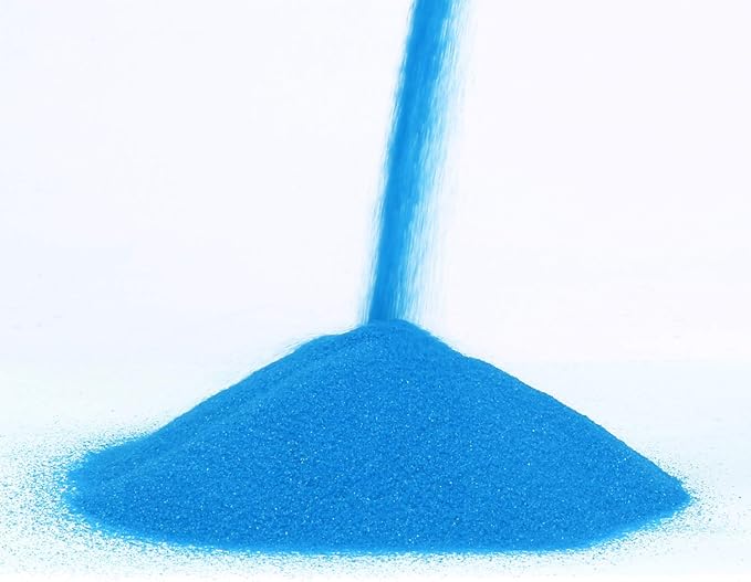 Shiny Stone Colorful Sand,Rainbow Sand,Art Sand,Colored Sand,Craft Sand,Decorative Wedding Vibrant Sand, 250g/0.55lb/8.81oz for Kids Creativity Wedding Succulent Terrarium Vase (Diamond Blue)