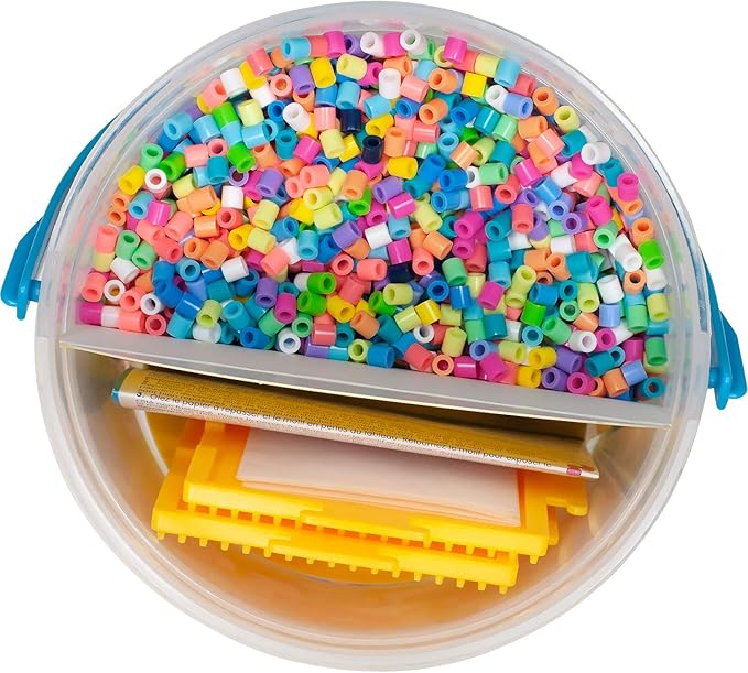 Perler Tie Dye Colors Beads Bucket Kit, 5000pcs