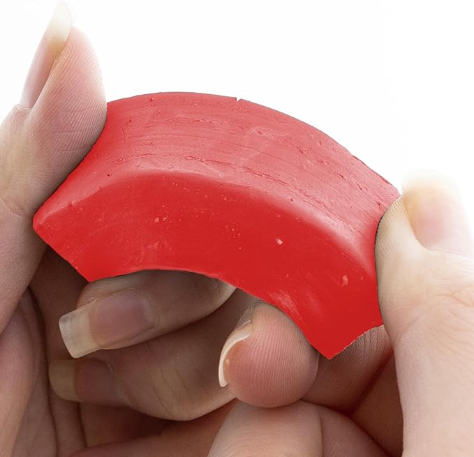 BAZIC Modeling Clay Red Color 1 LB, Light Dough Art Craft, Non Toxic Gift for Artist Kids Toddler Boys Girls, Bulk for Classroom, 2-Pack