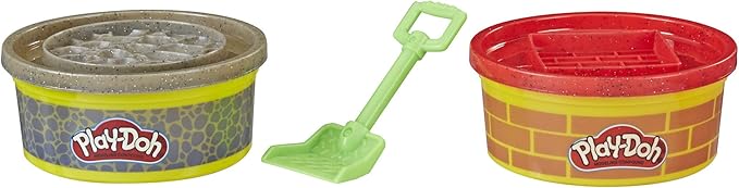 Play-Doh Wheels Brick & Stone Buildin' Compound 2 Pack of 8 Oz Cans