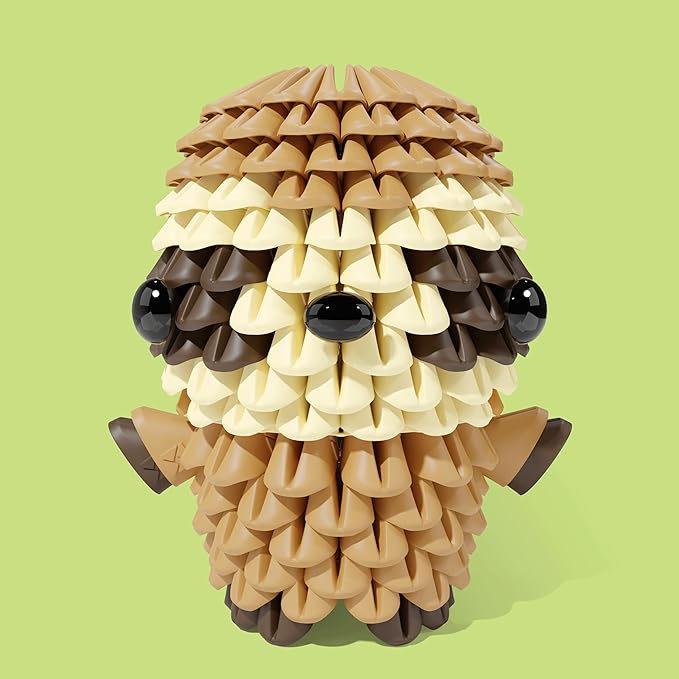 Creative Soft Building Blocks, Cute Animal kit Assembling Building Toys Gifts for Kids and 6+ Interactive Building Toy for Kids, Boys, and Girls (1103-SLOTH)