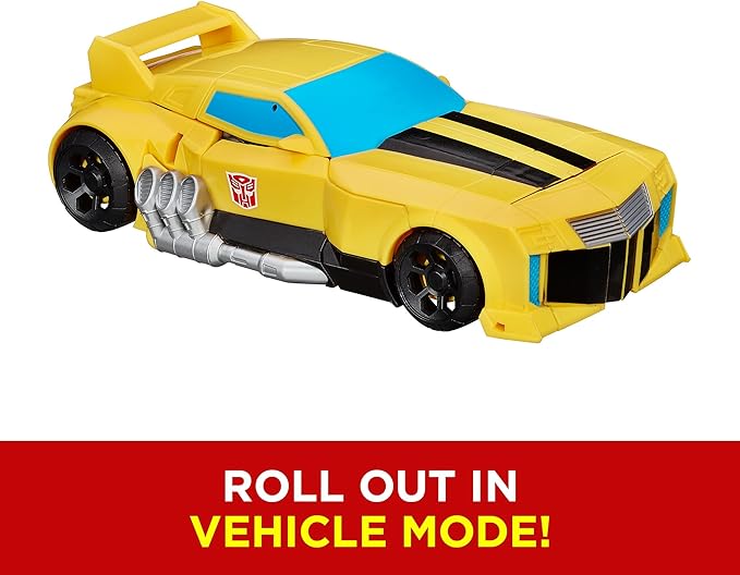 Transformers Toys Heroic Bumblebee Action Figure - Timeless Large-Scale Figure, Changes into Yellow Toy Car, 11" (Amazon Exclusive)