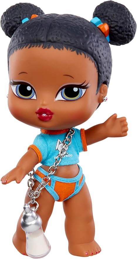Bratz Babyz Sasha Collectible Fashion Doll with Real Fashions and Pet