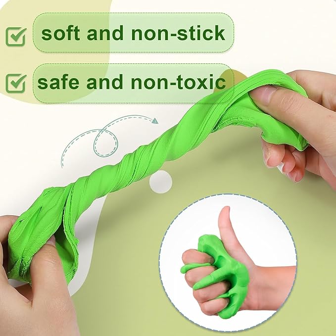 Air Dry Clay - 78 Colors Magic Clay, Modeling Clay Starter Kit, Safe & Non-Toxic, Colorful DIY Clay for Kids, with Accessories and Sculpting Tools, Great Gift for Boys & Girls