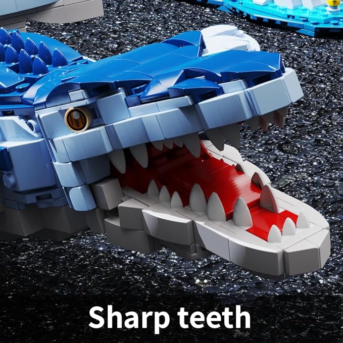 Mesiondy Dinosaur Building Blocks Set，STEM Dinosaur Toys for 6 7 8 9 10 11 12 13 14Year Old Boys (1158 Pieces)…