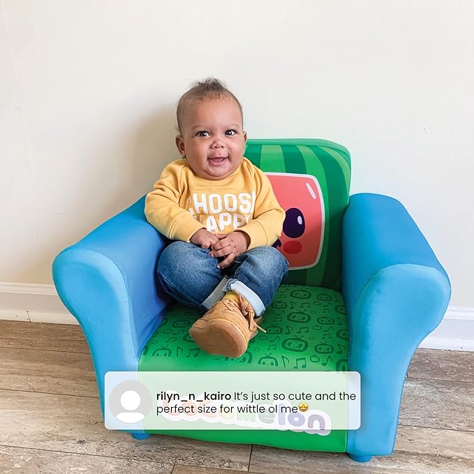 Delta Children Upholstered Chair, CoComelon