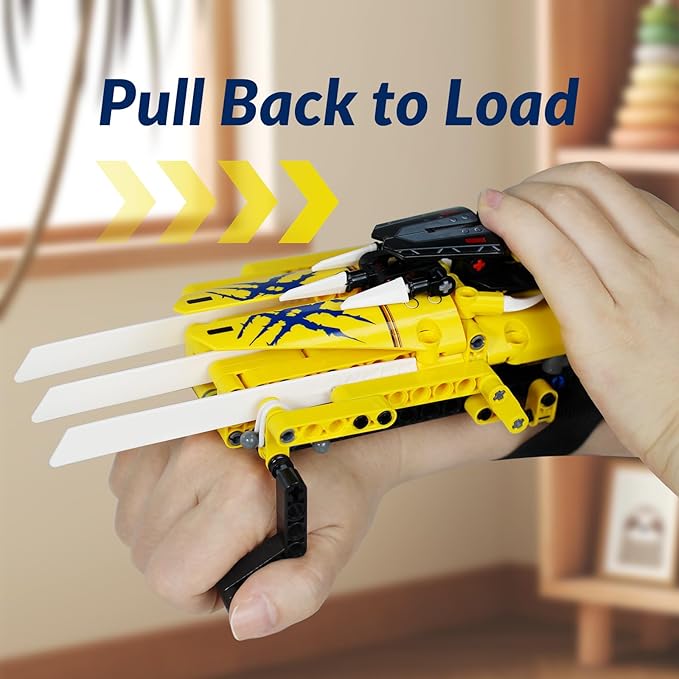 Wolver Claw Building Toys for Kids Ages 6 and Up - Kids Role Play Toys with Simulate Flexible Claw - 260pcs Super Hero Building Blocks Elements for Play and Display