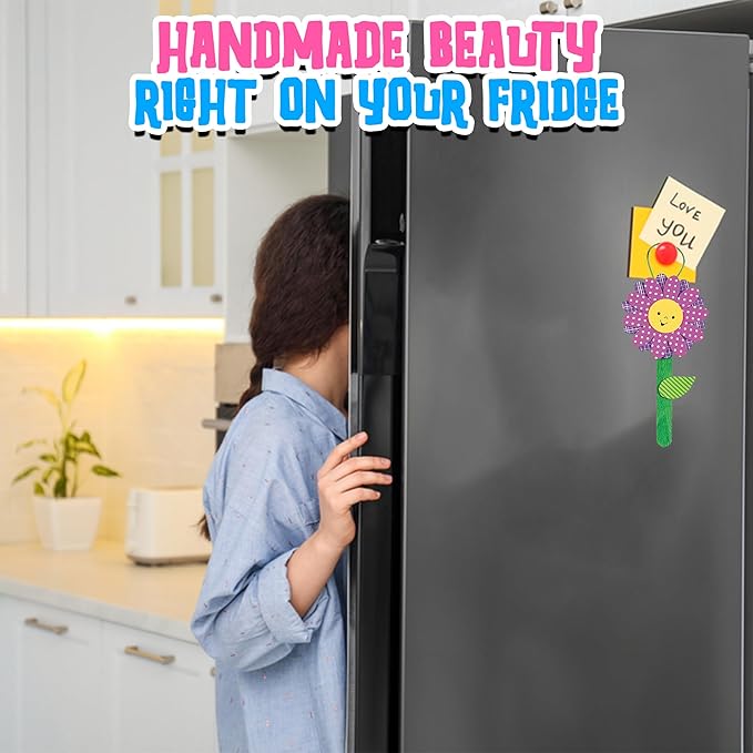 Flower Ornament Craft Kits (Makes 12) Spring Crafts for Kids and Fun Home Activities