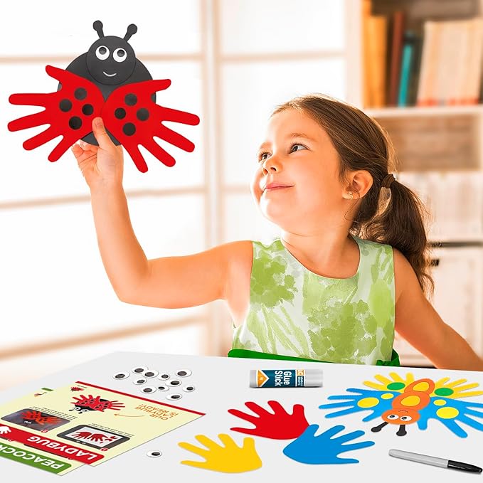 Arts and Crafts Kit for Toddlers Ages 3+ Years. Easy Animal Crafting for Kids