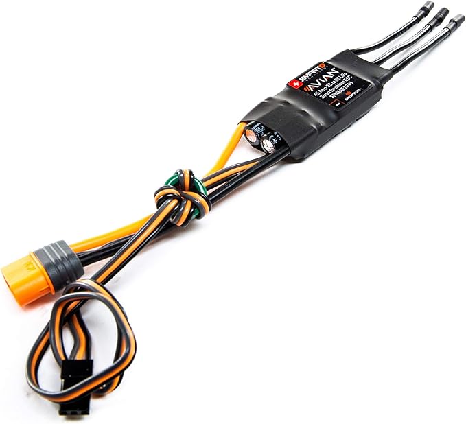 Spektrum Avian 45 Amp Brushless Smart ESC, 3S-6S, SPMXAE1045, White
