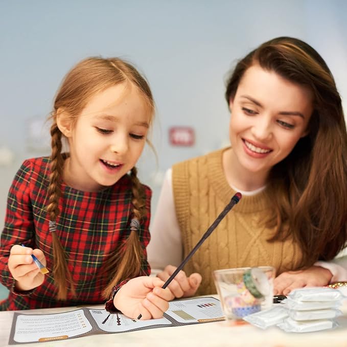 Magic Wizard Wand Making Kit DIY Craft Set for Kids Adult Birthday Party Gift Make Your Own Wands 45-Piece