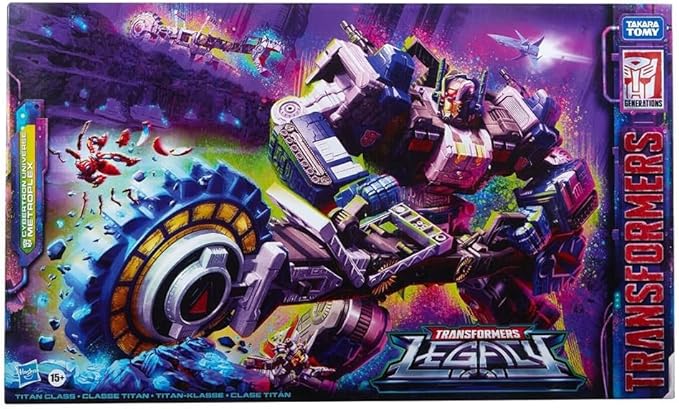 Transformers Toys Generations Legacy Series Titan Cybertron Universe Metroplex Action Figure - Ages 15 and Up, 22-inch