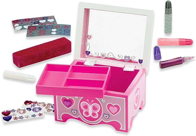Melissa & Doug Created by Me! Jewelry Box Wooden Craft Kit