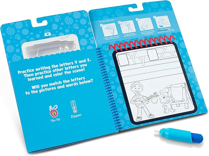 Melissa & Doug Blues Clues & You! Water Wow! Alphabet Water Reveal Travel Activity Pad