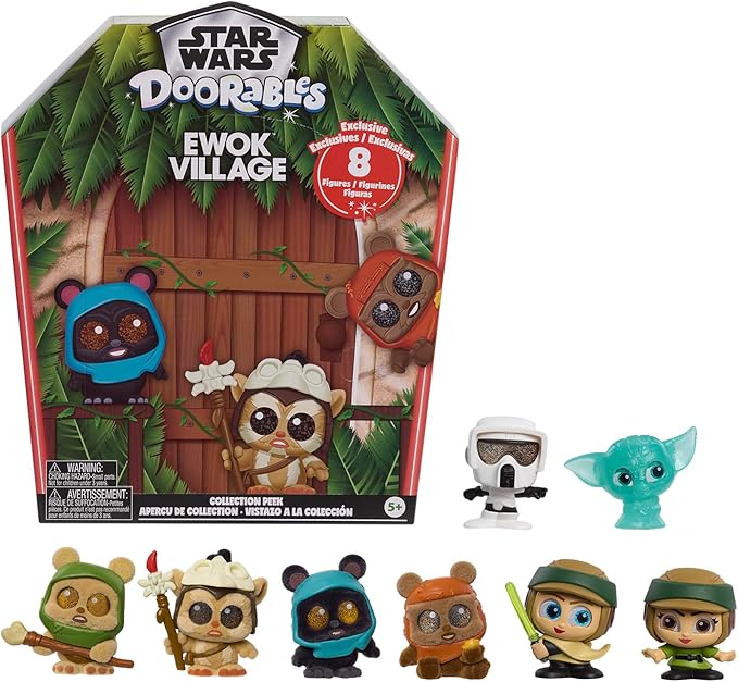 Star Wars™ Doorables Ewok Village Collection Peek, Collectible Figures, Kids Toys for Ages 5 Up by Just Play
