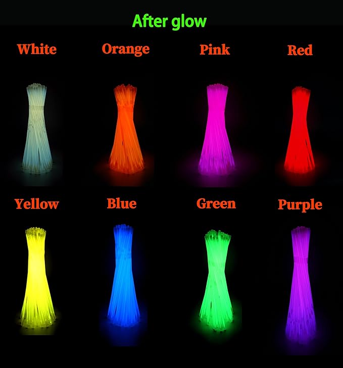 TGXRZX Glow Stick 100PCS, 7.9“, Glow stick bracelet, Glow necklace, use in the dark to make it glow, suitable for concerts, Halloween, Christmas, football parties, birthday party supplies. (Yellow)