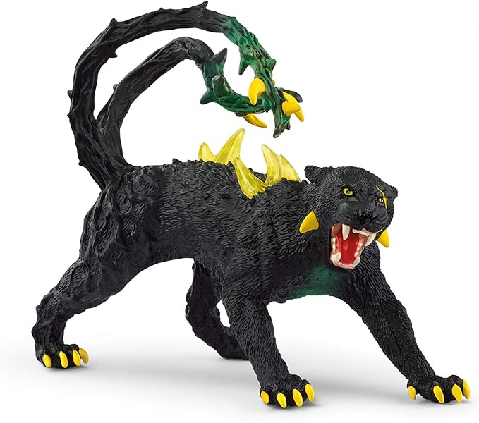 Schleich Eldrador Creatures Mythical Shadow Panther Action Figure - Mischievous Shadow Panther with Transparent Spines, Durable Toy for Boys and Girls, Gift for Kids Age 7+