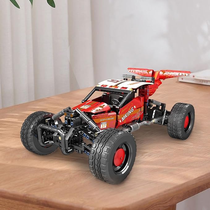 Mould King 18019 RC Off-Road Building Car Toys, 708 Pieces Building Blocks Hurricane Climbing Car Model with Motors, Romote Control Off-Road Car for Kids Age 8+/Adult