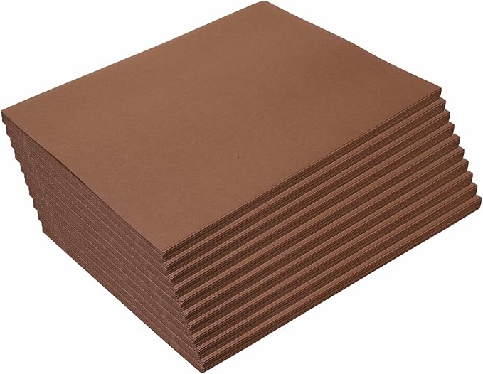 Construction Paper,Dark Brown,9 inches x 12 inches,300 Sheets,Heavyweight Construction Paper,Crafts, Kids Art,Painting,Coloring,Drawing,Creating,Art,Paper,Art Project,All Purpose