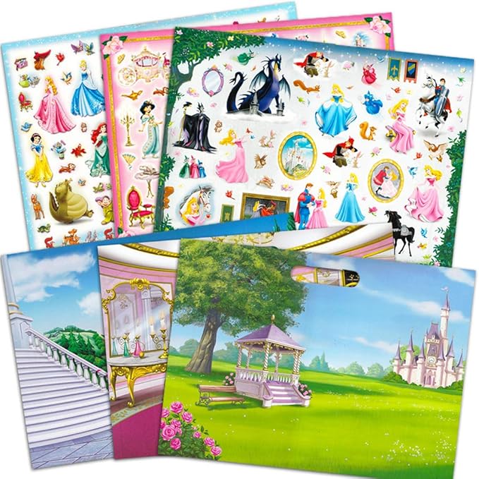 Disney Princess Giant Sticker Box Activity Set ~ Over 1000 Disney Princess Stickers Featuring Cinderella, Little Mermaid, Tangled, Belle and More (Disney Princess Merchandise)