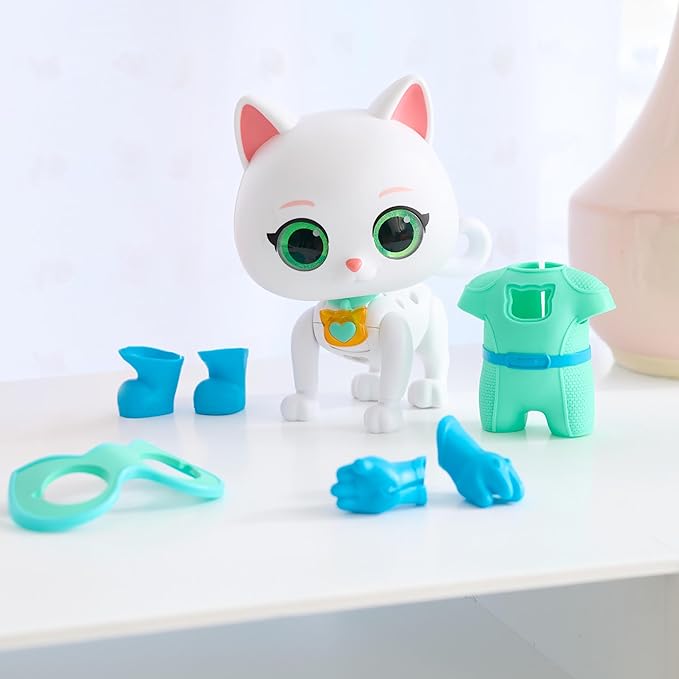 Just Play Disney Junior SuperKitties Cat-Tastic Transforming Bitsy, Toys for Kids Ages 3 Up