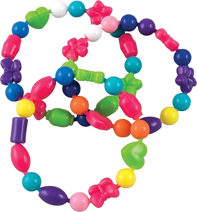 Creativity Street Pop Beads, Assorted Colors, Assorted Sizes, 300 Pieces