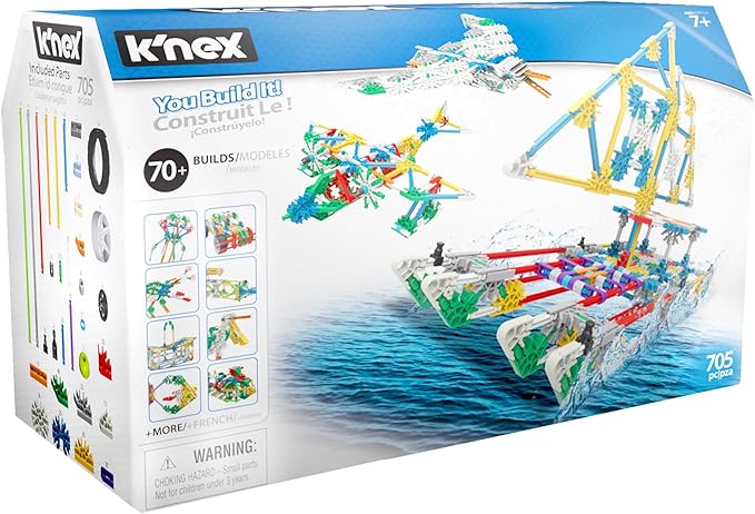 K’NEX Imagine: 70 Model Building Set – 705 Pieces, STEM Learning Creative Construction Model for Ages 7+, Interlocking Building Toy for Boys & Girls, Adults - Amazon Exclusive
