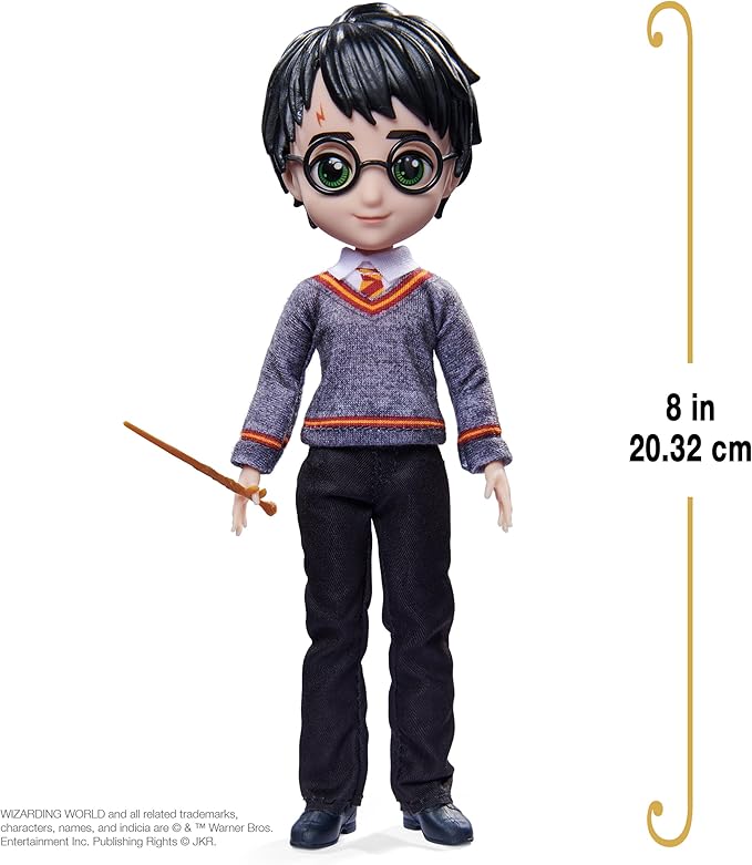 Wizarding World Harry Potter, 8-inch Harry Potter Doll, Kids Toys for Ages 5 and up