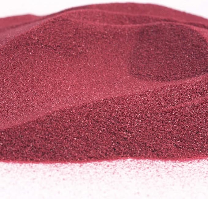 Shiny Stone Colorful Sand,Rainbow Sand,Art Sand,Colored Sand,Craft Sand,Decorative Wedding Vibrant Sand, 250g/0.55lbs/8.81oz for Wedding Succulent Terrarium Vase (Claret)