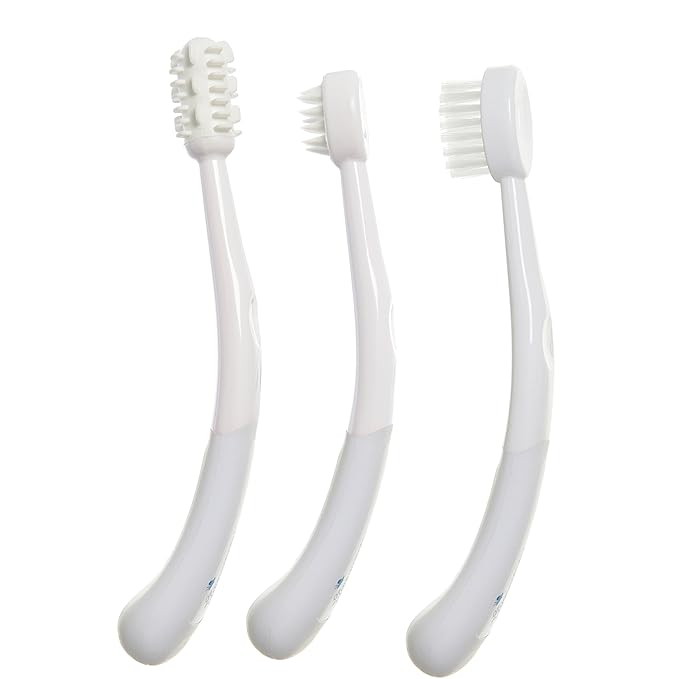 Dreambaby Toothbrush Set 3 Stage, White